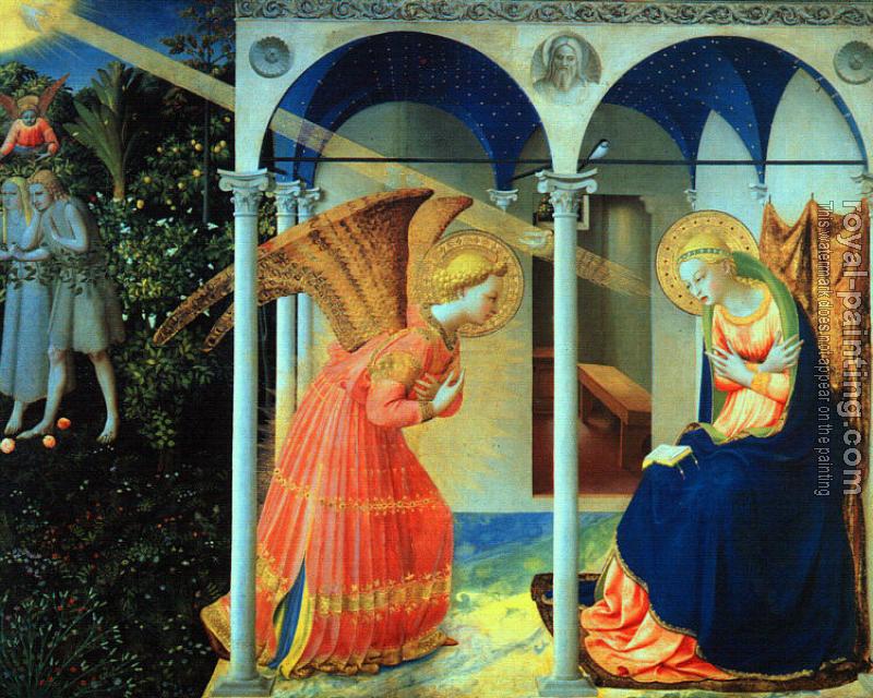 Fra Angelico : The Annunciation, detail